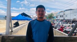 Pj. Kepala UPTD Parkir Dishub Kota Ambon, Gino Pattiasina. Foto: Dok. Istimewa