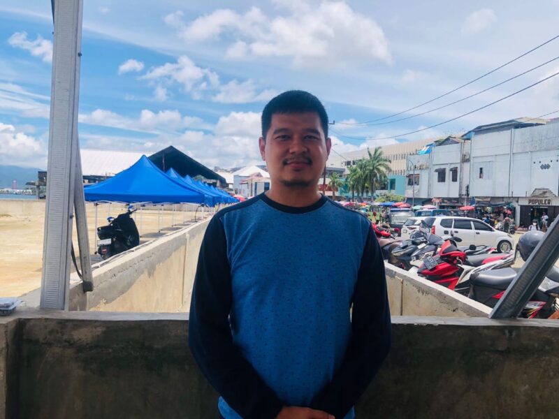 Pj. Kepala UPTD Parkir Dishub Kota Ambon, Gino Pattiasina. Foto: Dok. Istimewa