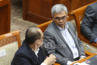 Ketua KPK Setyo Budiyanto saat rapat kerja dengan Komisi III DPR RI di Nusantara 3, Kompleks Parlemen, Jakarta, Kamis (10/7/2025). Foto :JPNN.com