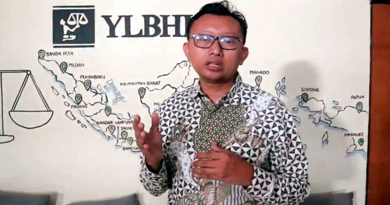 Direktur YLBIHI, Muhammad Isnur 