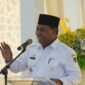 Wakil Gubernur Maluku, Abdullah Vanath menyampaikan  sambutan pada peringatan Hari Perempuan Internasional Tahun 2026 tingkat Provinsi Maluku, di Tribun Lapangan Merdeka Ambon, Rabu (11/3/2026). Foto : Diskominfo Maluku.