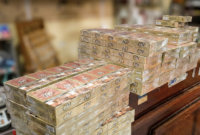 Barang bukti rokok ilegal yang diamankan Bea Cukai Ambon. Foto : Dok. Bea Cukai Ambon