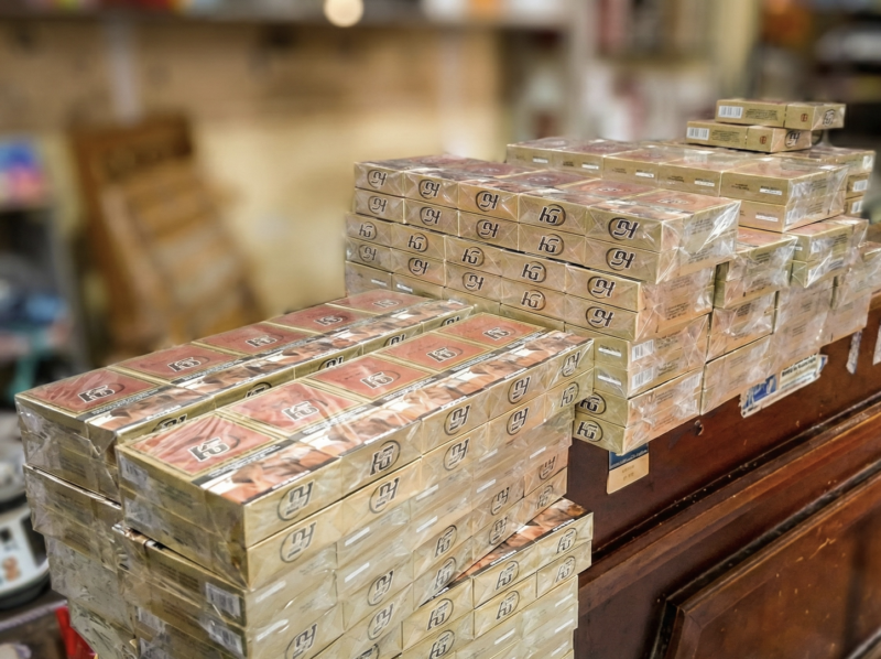 Barang bukti rokok ilegal yang diamankan Bea Cukai Ambon. Foto : Dok. Bea Cukai Ambon