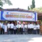 Foto bersama pada acara pembukaan Pattimura Expo dan Job Fair 2026. Kegiatan ini resmi dibuka pada Senin (20/4/2026) di pelataran Auditorium Unpatti. Foto : Humas Unpatti