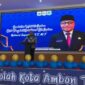 Plh Sekretaris Daerah Kota Ambon, Roberd Sapulette menyampaikan sambutan pada acara penutupan Olimpiade Bintang Sekolah yang digelar lembaga Bimbel Eduasyik, Sabtu (16/5/2026). Foto : Dok. Eduasyik 