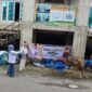 Penyerahan hewan kurban dari Alimudin Kolatlena di Jalan Baru, Kecamatan Sirimau, Kota Ambon.