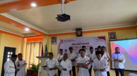 Prosesi pelantikan Pengurus DPC PKS Kecamatan Bula dan Bula Barat yang dipimpin oleh Ketua DPD PKS SBT, Husen Rumadan, di Hotel Surya, Bula, Rabu (13/5/2026). Foto: Istimewa