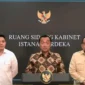 Tangkapan layar - Menteri Sekretaris Negara Prasetyo Hadi (tengah) menyampaikan pernyataan pers di Kompleks Istana Kepresidenan, Jakarta, Selasa (2/6/2026). ANTARA/Fathur Rochman