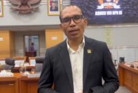 Anggota Komisi VIII DPR RI Fraksi Gerindra dari Dapil Maluku, Alimudin Kolatlena usai mengikuti Raker dan RDPU bersama Menteri PPA, Ketua KPAI  dan  orang tua korban kekerasan terhadap anak, di Senayan, Jakarta, Selasa (10/6/2026). 