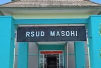 Tampak depan RSUD Masohi yang beralamat di Jl. dr. G. A. Siwabessy, Kelurahan Namaelo, Kecamatan Kota Masohi, Kabupaten Maluku Tengah. Foto : Istimewa