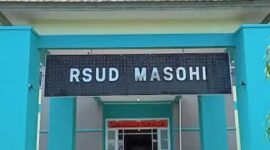 Tampak depan RSUD Masohi yang beralamat di Jl. dr. G. A. Siwabessy, Kelurahan Namaelo, Kecamatan Kota Masohi, Kabupaten Maluku Tengah. Foto : Istimewa