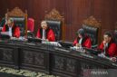 Sidang pengucapan putusan uji materiil undang-undang (UU) di Gedung Mahkamah Konstitusi, Jakarta. (Foto: ANTARA FOTO)