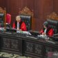 Sidang pengucapan putusan uji materiil undang-undang (UU) di Gedung Mahkamah Konstitusi, Jakarta. (Foto: ANTARA FOTO)