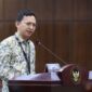 Iman Zanatul Haeri saksi dari Pemohon saat menyampaikan keterangan pada sidang pengujian Undang-Undang Nomor 17 Tahun 2025 tentang Anggaran Pendapatan dan Belanja Negara Tahun Anggaran, Senin (15/06) di Ruang Sidang MK. Foto Humas/Ifa.