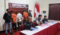 Polres SBT Tangkap Komplotan Pencuri Spesialis AC dan Mesin Parut Sagu