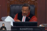 Ketua Mahkamah Konstitusi (MK) Suhartoyo di Sidang Pengucapan Putusan/Ketetapan di Gedung MK, Jakarta, Kamis (23/7/2026). (Foto: Tangkapan Layar YouTube Mahkamah Konstitusi RI/Liputan6.com)