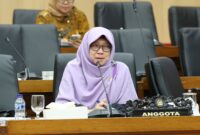 Anggota Pansus RUU Daerah Kepulauan DPR RI, Anis Byarwati, dalam Rapat Dengar Pendapat Umum Pansus RUU Daerah Kepulauan DPR RI, di Senayan, Jakarta. Foto: Jaka/Karisma