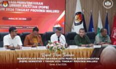 KPU Tetapkan Data Pemilih Maluku Semester I 2026 Tembus 1,38 Juta Jiwa