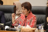 Ketua Pansus RUU Daerah Kepulauan DPR RI, Mercy Barends, dalam Rapat Dengar Pendapat Umum Pansus RUU Daerah Kepulauan DPR RI, di Senayan, Jakarta, Selasa (30/6/202)
 (Foto: Jaka/Karisma)


