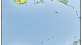 Tangkapan layar sebaran titik panas atau Hotspot di Maluku per Senin, 24 Agustus 2026. (Foto: BMKG/HEADLINETIMUR.COM)