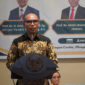 Anggota Komisi VIII DPR RI Fraksi Partai Gerindra, Alimudin Kolatlena, menyampaikan sambutan pada 
Workshop Penyusunan Rencana Pembelajaran Semester (RPS) Berbasis Outcome Based Education (OBE) Terintegrasi Cinta dan STEM, di Hotel Kamari, Ambon, Selasa (11/8/2026). Kegiatan tersebut merupakan kolaborasi UIN Ambon, Komisi VIII DPR RI, dan Kemenag Kanwil Maluku. (Foto : Istimewa)

