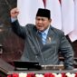 Presiden Prabowo Subianto menyampaikan pidato pada Rapat Paripurna Pembukaan Masa Persidangan I DPR RI Tahun Sidang 2026–2027 di Gedung Nusantara MPR/DPR/DPD RI, Jakarta, Jumat, 14 Agustus 2026. (Foto: BPMI Setpres/Rusman)

