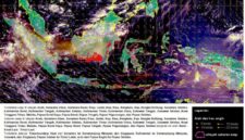 Citra sebaran asap di wilayah Indonesia untuk periode pemantauan Kamis, 22 Oktober 2026. (FOTO: BKMG Stasiun Meteorologi Kelas I Pattimura Ambon)